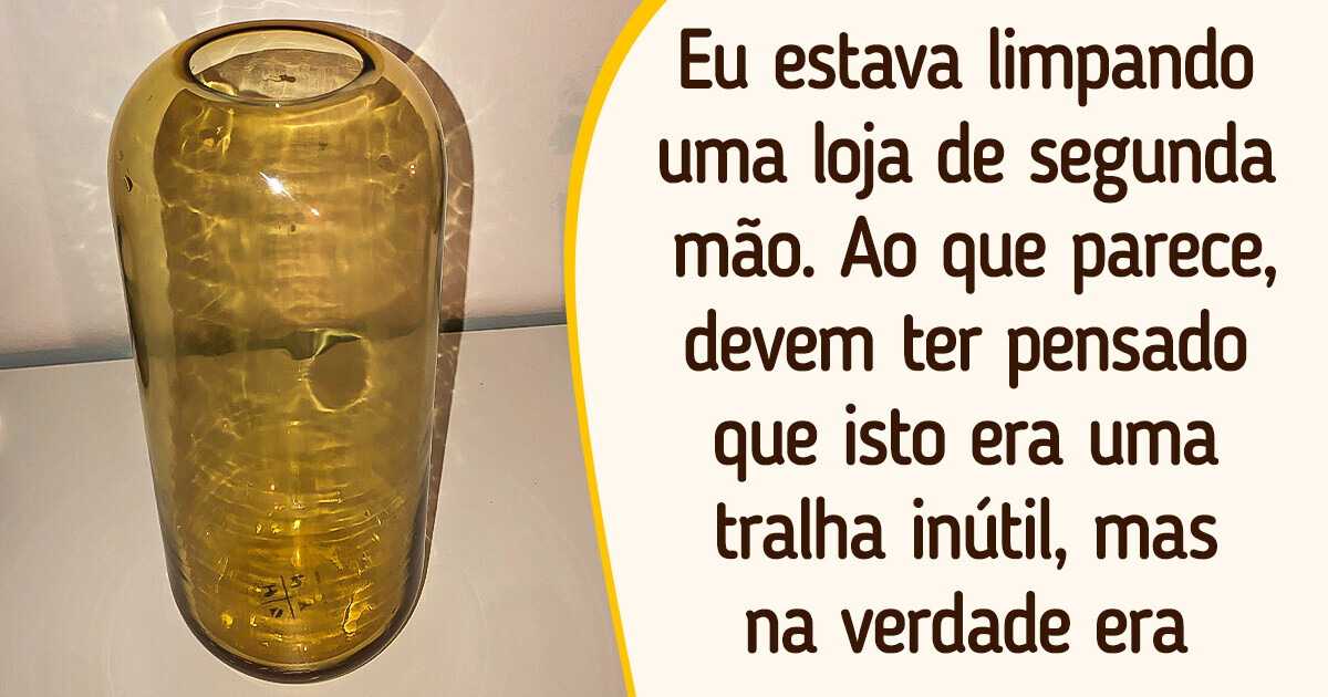 20+ Pessoas sortudas que saíram de uma loja de segunda mão com uma compra mais do que surpreendente