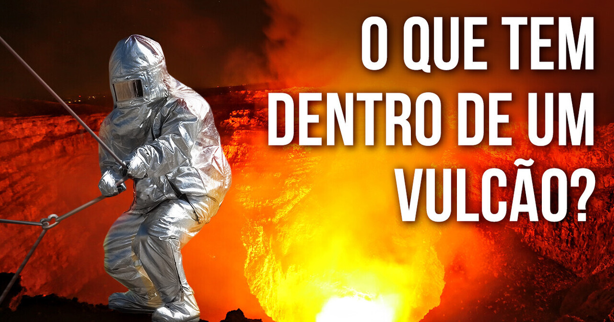 O que veríamos se pudéssemos entrar no fundo de um vulcão?