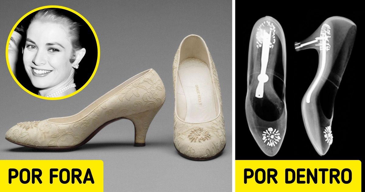 Raio-X feito nos sapatos de casamento de Grace Kelly revelou um fato pouco conhecido sobre a princesa de Mônaco Raio-X feito nos sapatos de casamento de Grace Kelly revelou um fato pouco conhecido sobre a princesa de Mônaco
