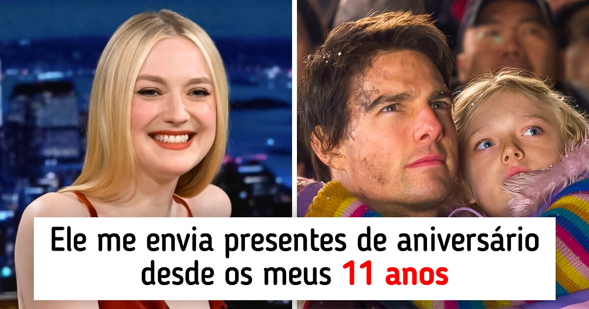 Dakota Fanning, de 30 anos, revela por que Tom Cruise lhe dá presente de aniversário todos os anos