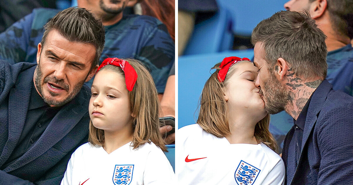 David Beckham causa polêmica e explica por que beija na boca de sua filha de 11 anos David Beckham causa polêmica e explica por que beija na boca de sua filha de 11 anos