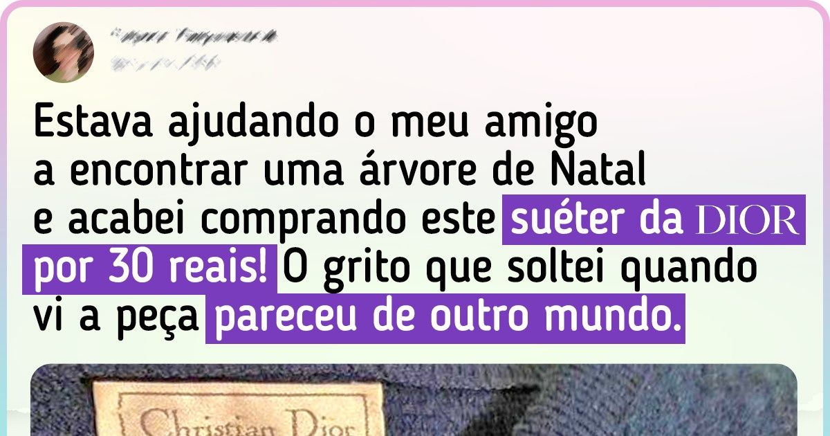 19 Compras inesquecíveis que deixaram as pessoas apaixonadas por brechós