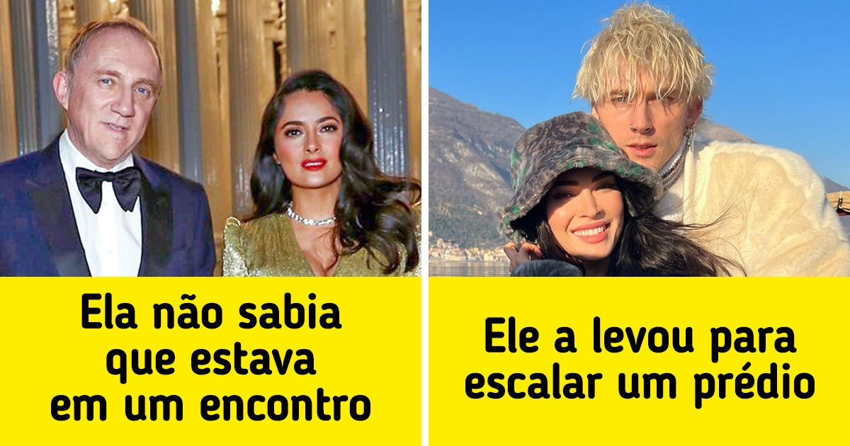 10 Casais de famosos que tiveram um primeiro encontro para lá de memorável