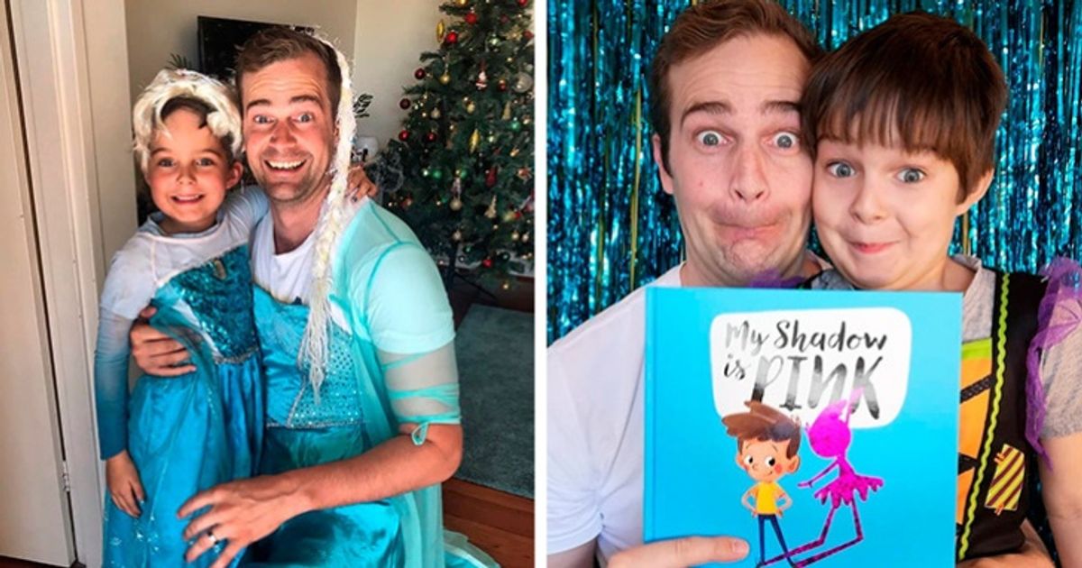 Pai se veste de Elsa e lança livro sobre identidade na infância para apoiar filho fã da princesa de “Frozen”