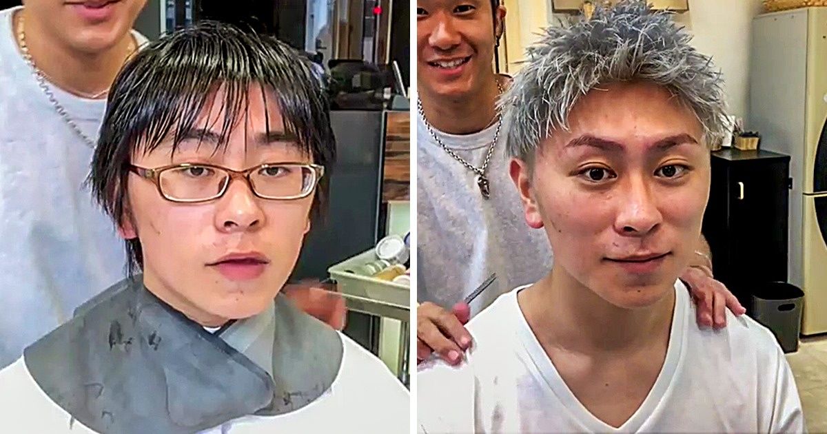 Cabeleireiro japonês mostra como um bom corte transforma as pessoas