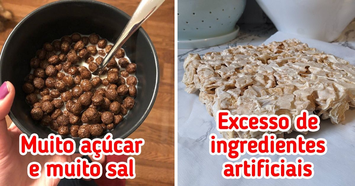 11 Alimentos tidos como saudáveis, mas que a ciência revelou serem prejudiciais