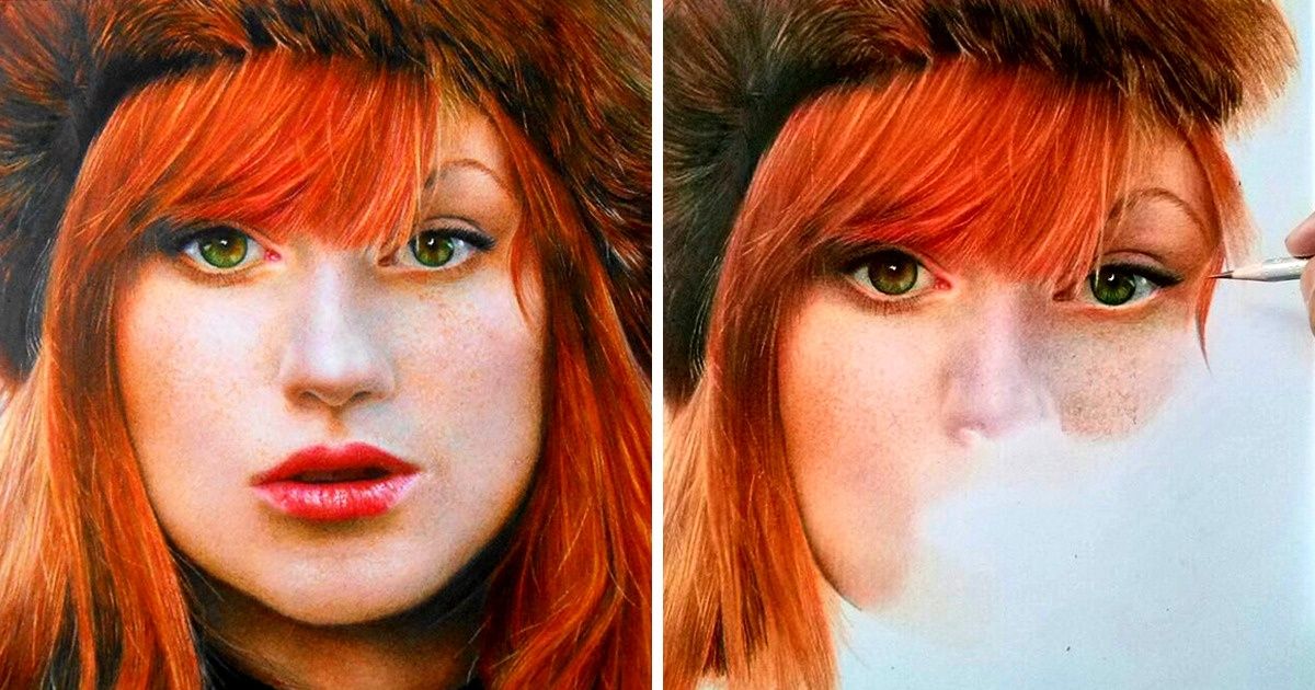 Bombeiro militar de MG mostra que também tem talento para desenhos hiper-realísticos