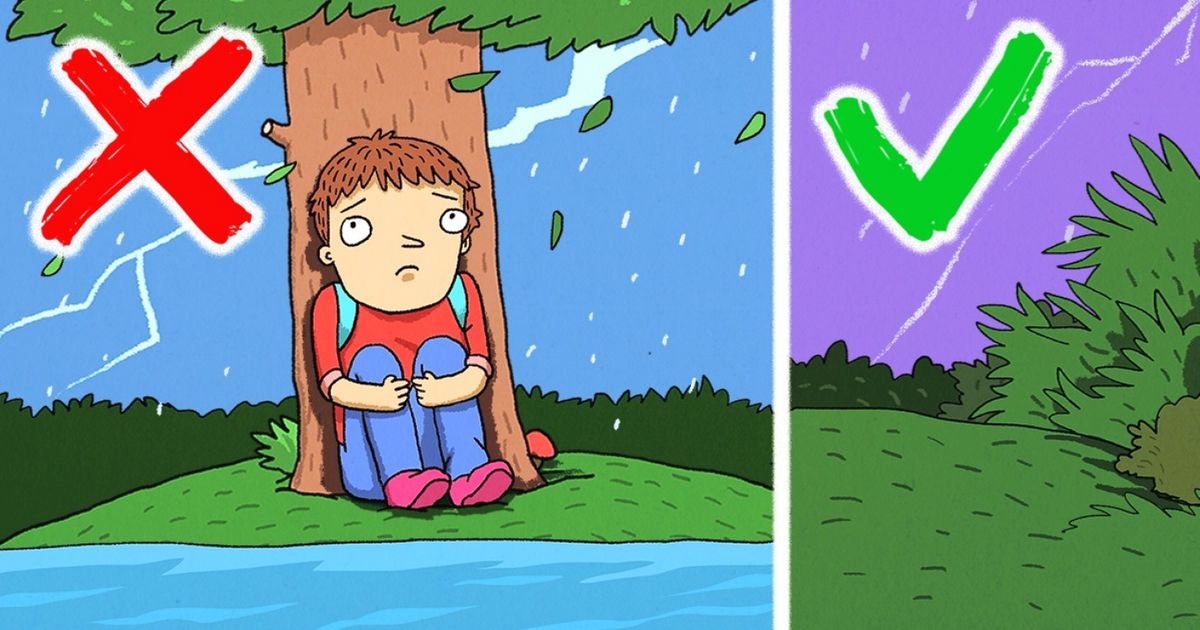 Verdades e mentiras sobre como agir durante tempestades