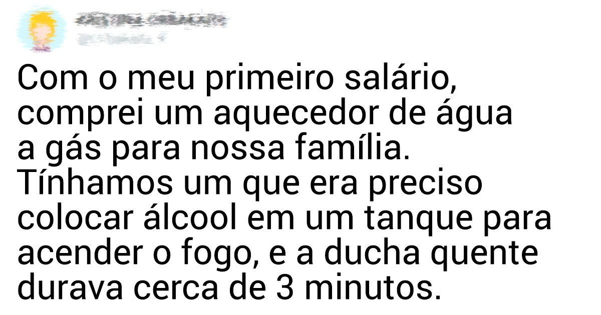 20 Internautas contam como gastaram o seu primeiro salário (as histórias são emocionantes)