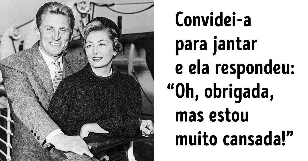 A história de Kirk Douglas e sua esposa, que provaram que existe uniões sólidas entre os famosos