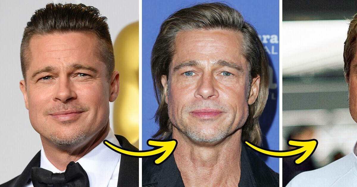 Brad Pitt surge com aparência mais jovem, mas algo em seu rosto divide opiniões