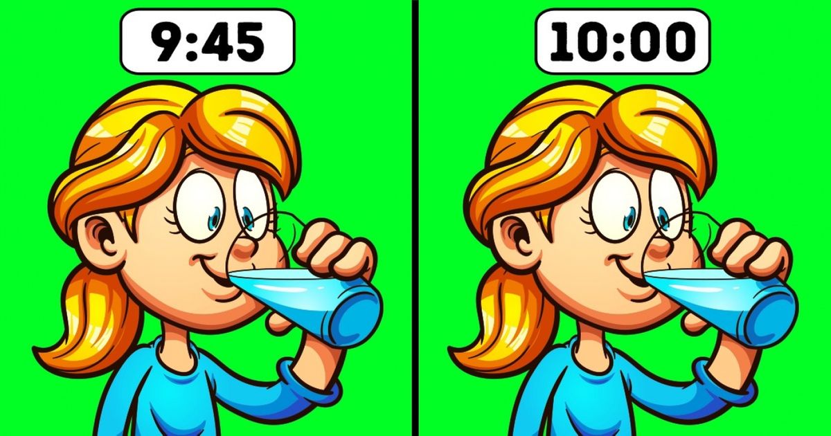 Situações nas quais não devemos beber água