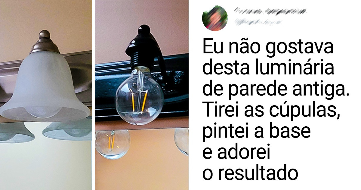 19 Pessoas que transformaram talentosamente objetos bregas em peças refinadas