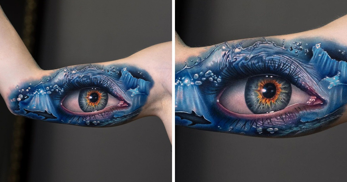 Este artista faz maravilhas com a tinta e cria tatuagens realistas capazes de explodir sua mente