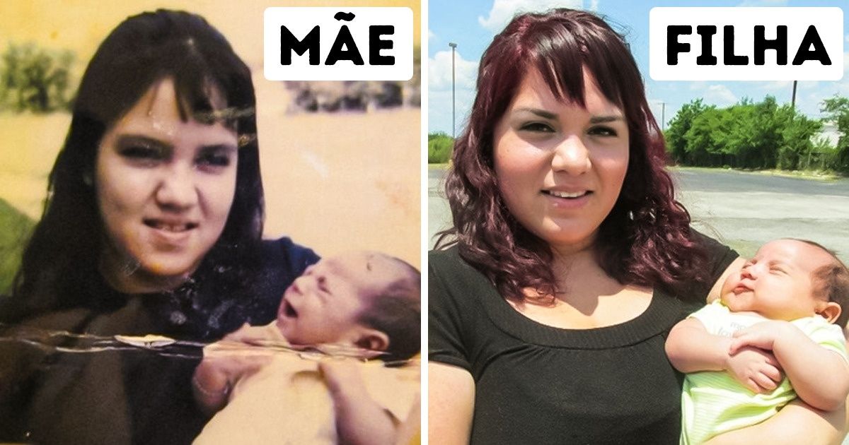 20+ Internautas que poderiam ser um clone fiel de seus pais e provam que a genética é impressionante