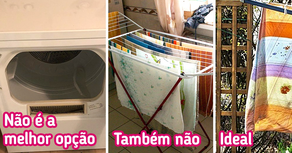 10+ Segredos sobre a secagem das roupas que muitas pessoas não sabem
