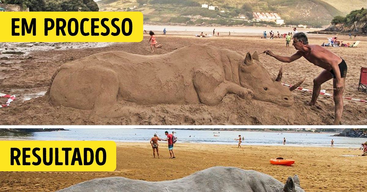 Artista basco dá vida à areia com suas esculturas de animais que parecem ser de verdade (20 fotos) Artista basco dá vida à areia com suas esculturas de animais que parecem ser de verdade (20 fotos)