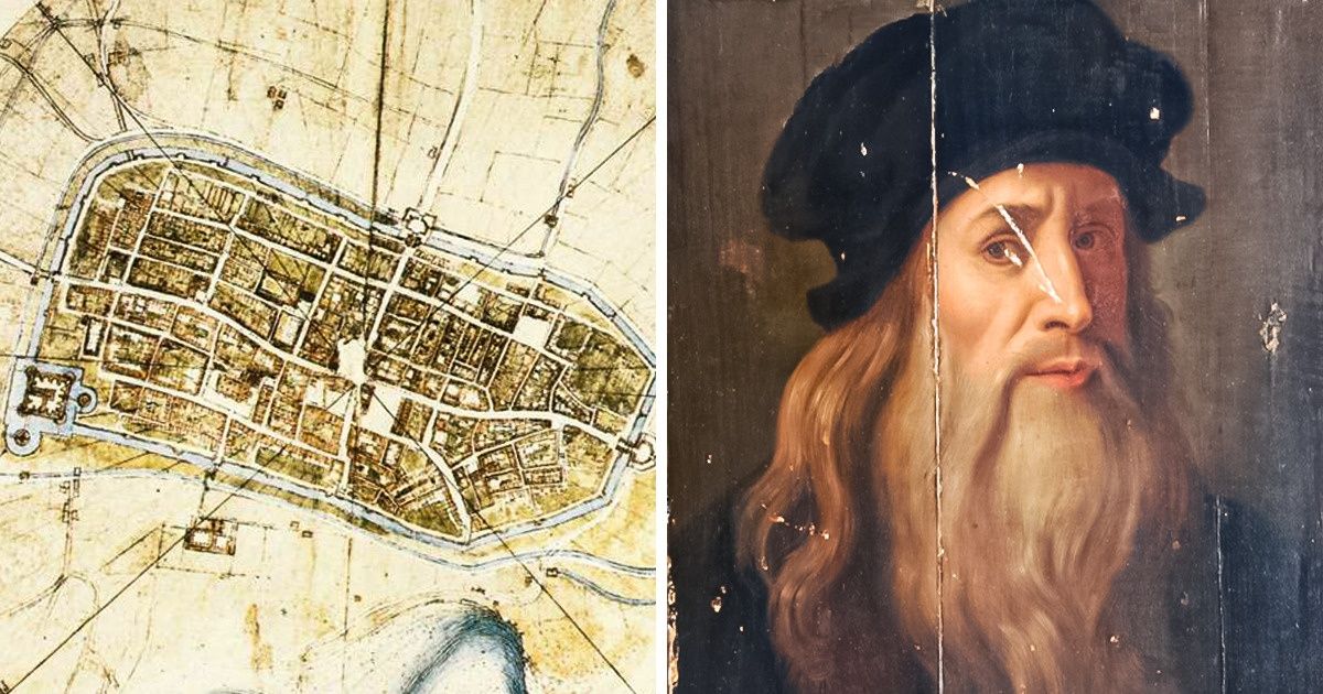 Da Vinci desenhou um mapa “de satélite” há quase 500 anos (e a semelhança com o Google Maps é incrível) Da Vinci desenhou um mapa “de satélite” há quase 500 anos (e a semelhança com o Google Maps é incrível)