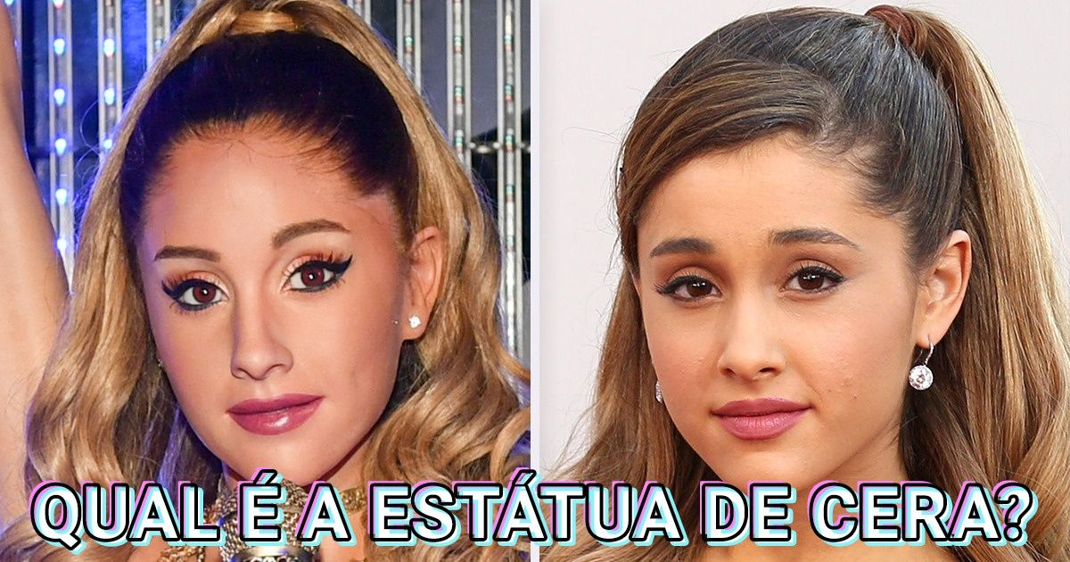 Teste: Descubra qual é a imagem real e qual é a estátua de cera Teste: Descubra qual é a imagem real e qual é a estátua de cera