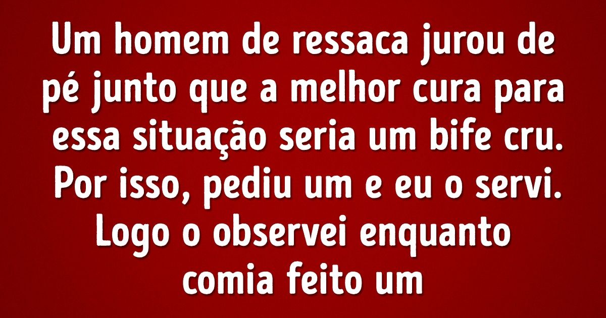 Usuários do Reddit compartilharam os pedidos mais estranhos que receberam trabalhando como garçons, e não sabemos se rimos ou choramos (porque já fomos esse tipo de cliente) Usuários do Reddit compartilharam os pedidos mais estranhos que receberam trabalhando como garçons, e não sabemos se rimos ou choramos (porque já fomos esse tipo de cliente)