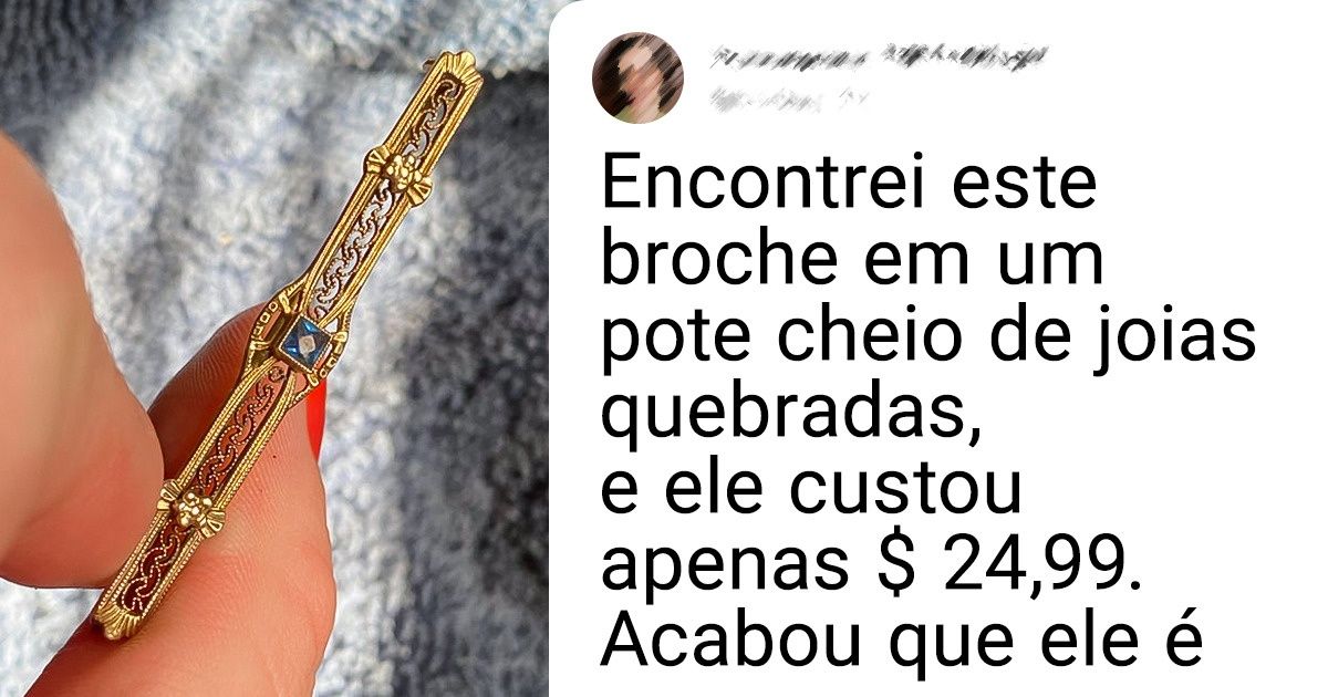 25+ Relatos de internautas que fizeram achados incríveis em brechós