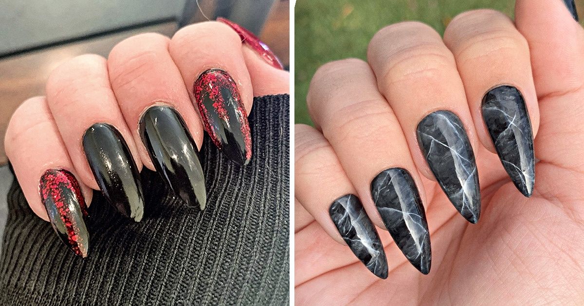 20 Unhas assustadoramente lindas para você abraçar seu lado Malévola