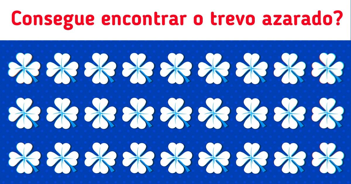 30+ Testes curtos para desafiar o seu poder de observação e colocar a sua mente para trabalhar 30+ Testes curtos para desafiar o seu poder de observação e colocar a sua mente para trabalhar