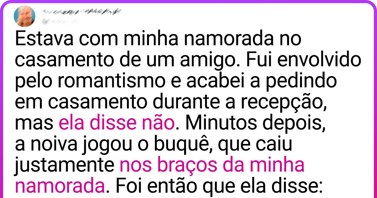 20 Pedidos de casamento que tinham tudo para dar certo, mas não terminaram como o esperado 20 Pedidos de casamento que tinham tudo para dar certo, mas não terminaram como o esperado