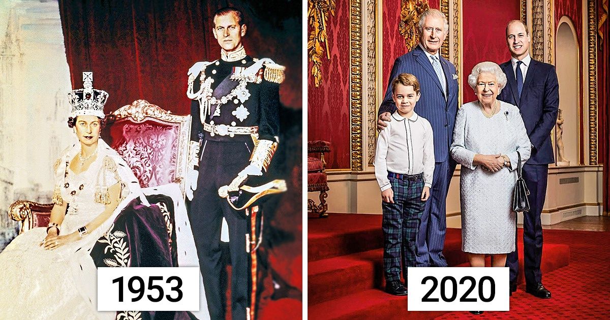 20+ Fotos oficiais da realeza britânica que representam sua longa viagem na história e a evolução de seus membros
