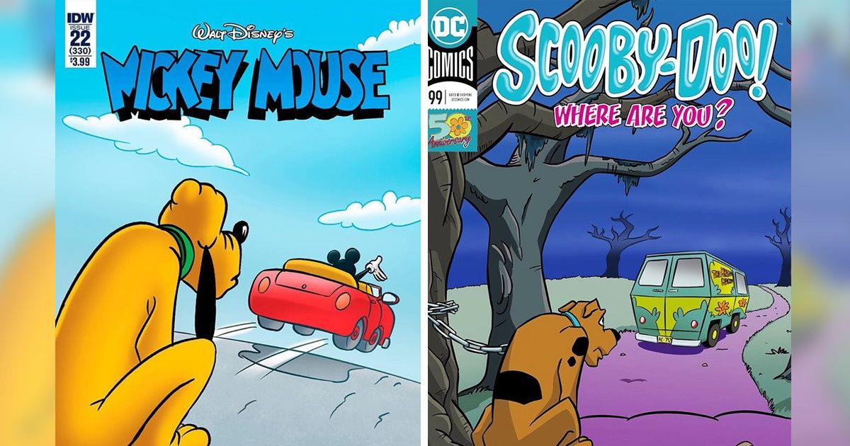 Artista conscientiza sobre o abandono de animais com ilustrações de personagens queridos Artista conscientiza sobre o abandono de animais com ilustrações de personagens queridos