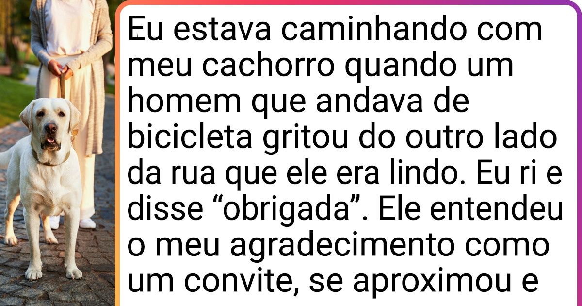 Uma mulher conta como seu cachorro percebeu que ela estava sendo assediada na rua e a salvou