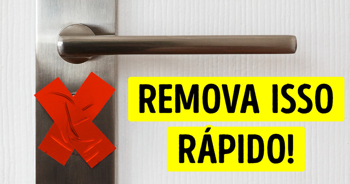 Uma fita na porta significa que a casa está marcada, mas para quê?