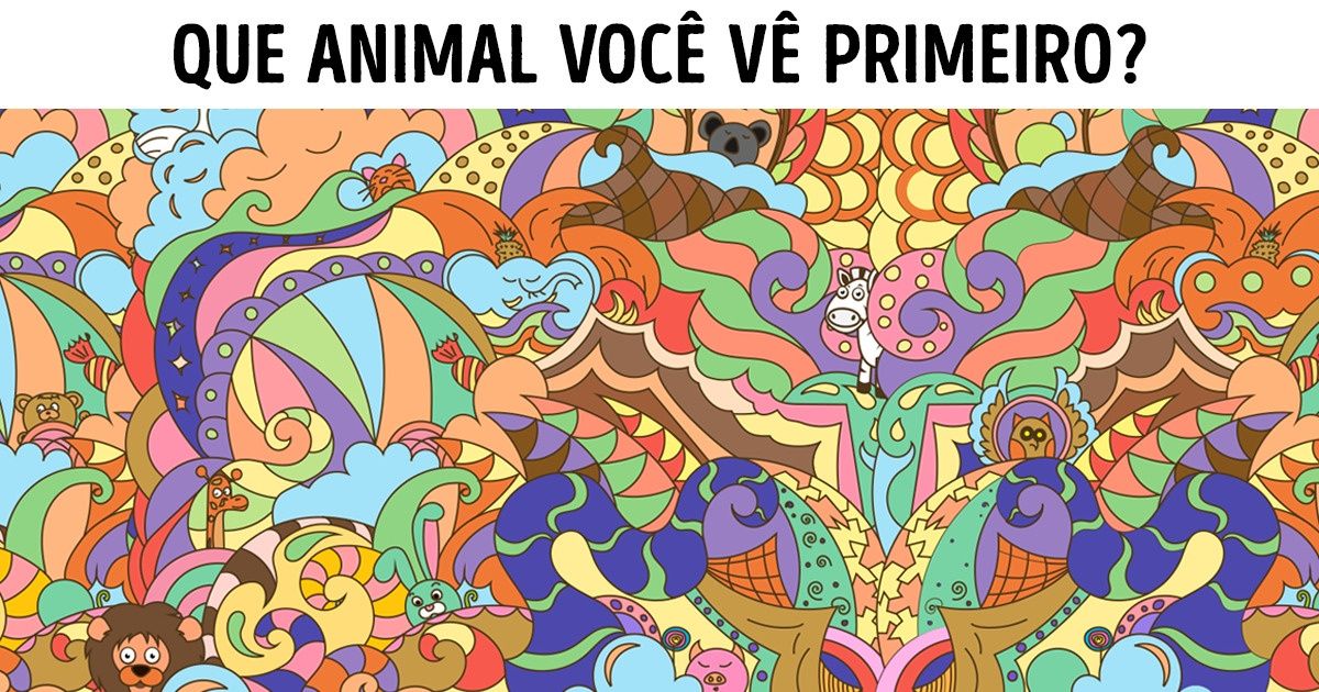 O animal que você vê primeiro diz muito sobre sua personalidade