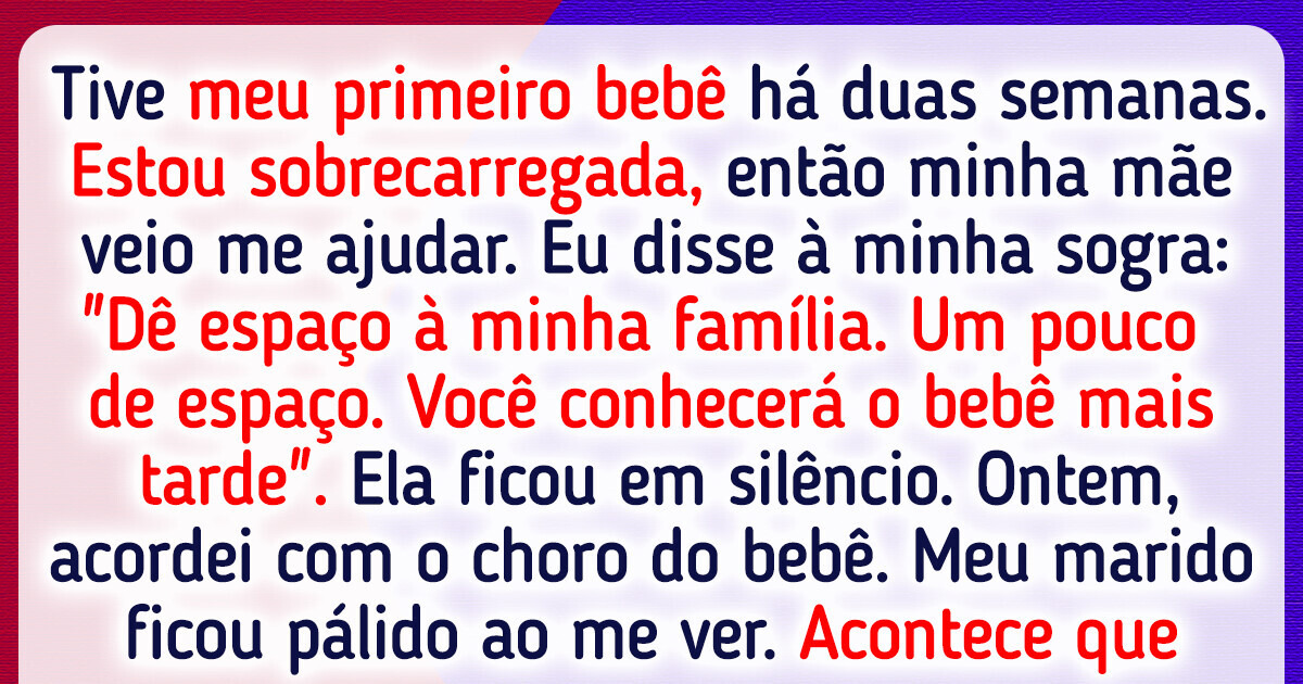 Decidi limitar o contato da minha sogra com meu filho, mas mal sabia eu o que viria depois Decidi limitar o contato da minha sogra com meu filho, mas mal sabia eu o que viria depois