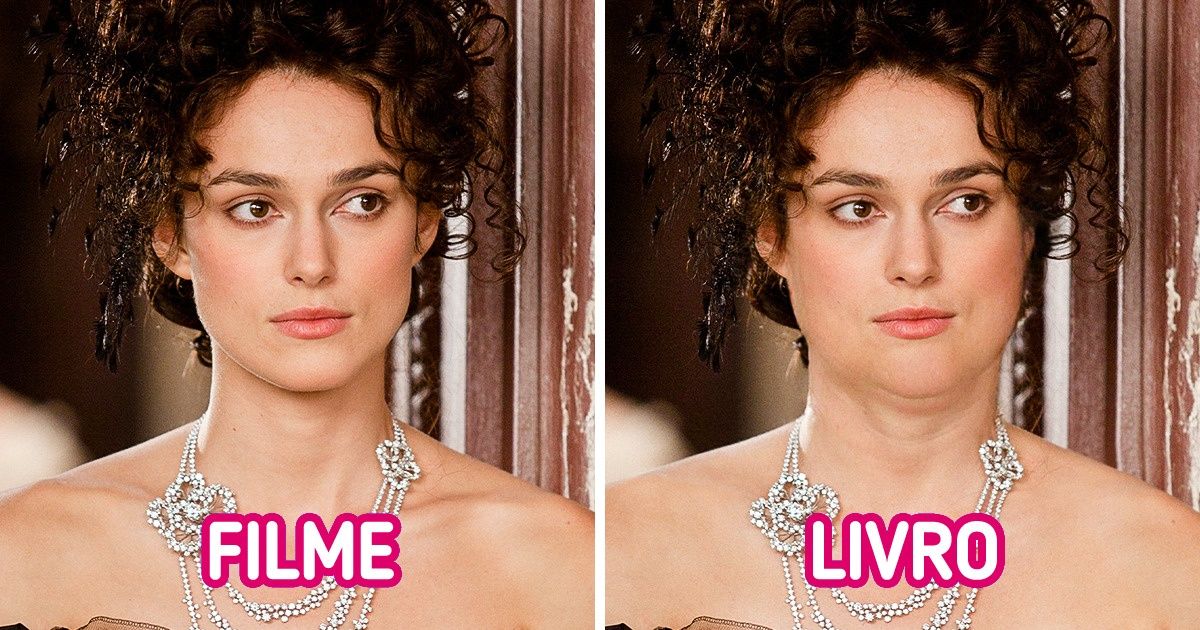 Como seriam 12 personagens de adaptações fílmicas se os diretores fossem fiéis aos detalhes dos livros