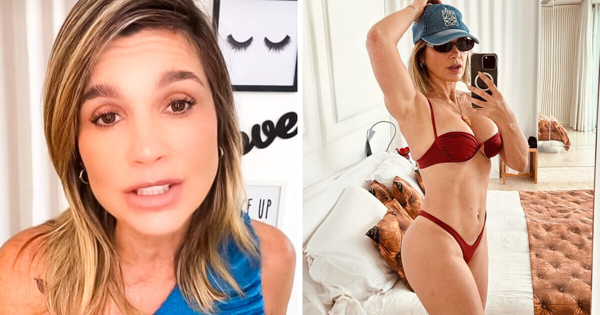 Flávia Alessandra solta o verbo após ser criticada por postar foto com traje de banho Flávia Alessandra solta o verbo após ser criticada por postar foto com traje de banho