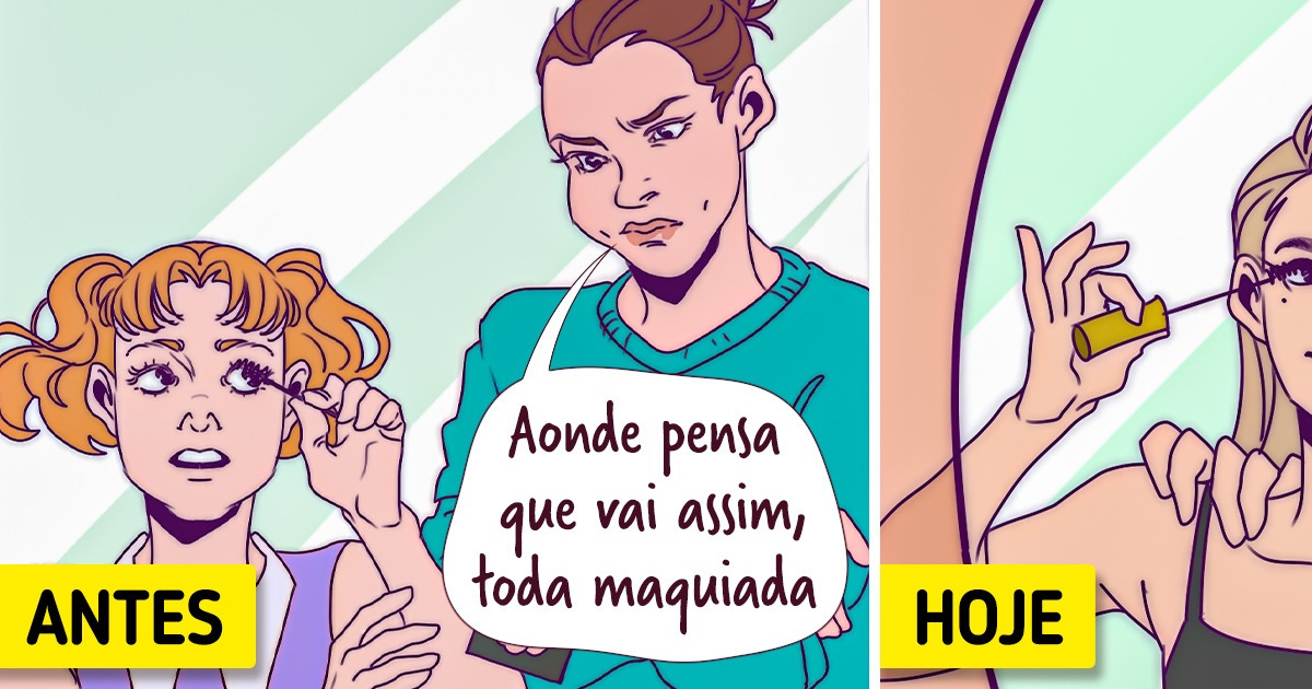 15 Ilustrações que mostram claramente as diferenças nas práticas parentais entre gerações 15 Ilustrações que mostram claramente as diferenças nas práticas parentais entre gerações