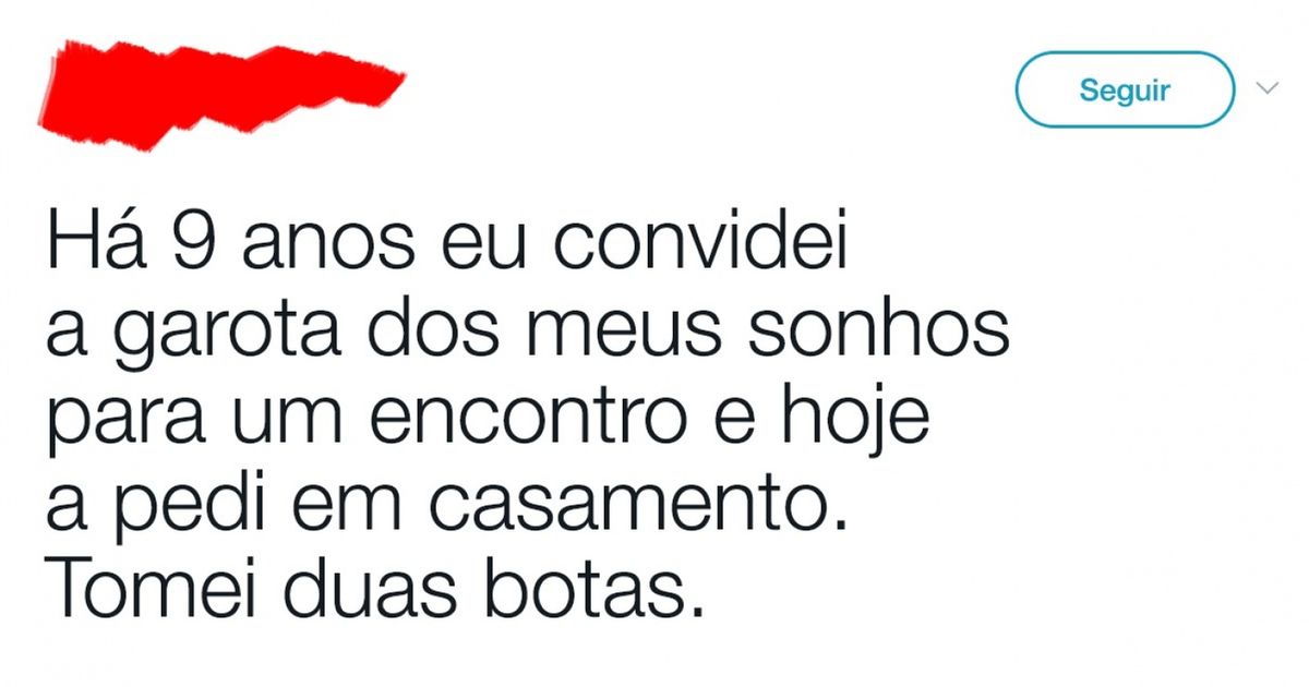 Nada como um belo tuíte para falar do ex-namorado