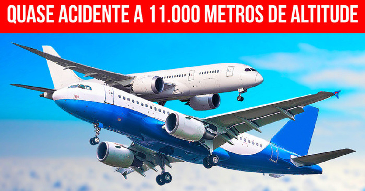 Dois aviões quase colidiram, mas um piloto pensou rápido Dois aviões quase colidiram, mas um piloto pensou rápido