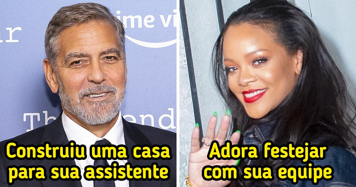 10 Celebridades sensacionais com quem qualquer um adoraria trabalhar
