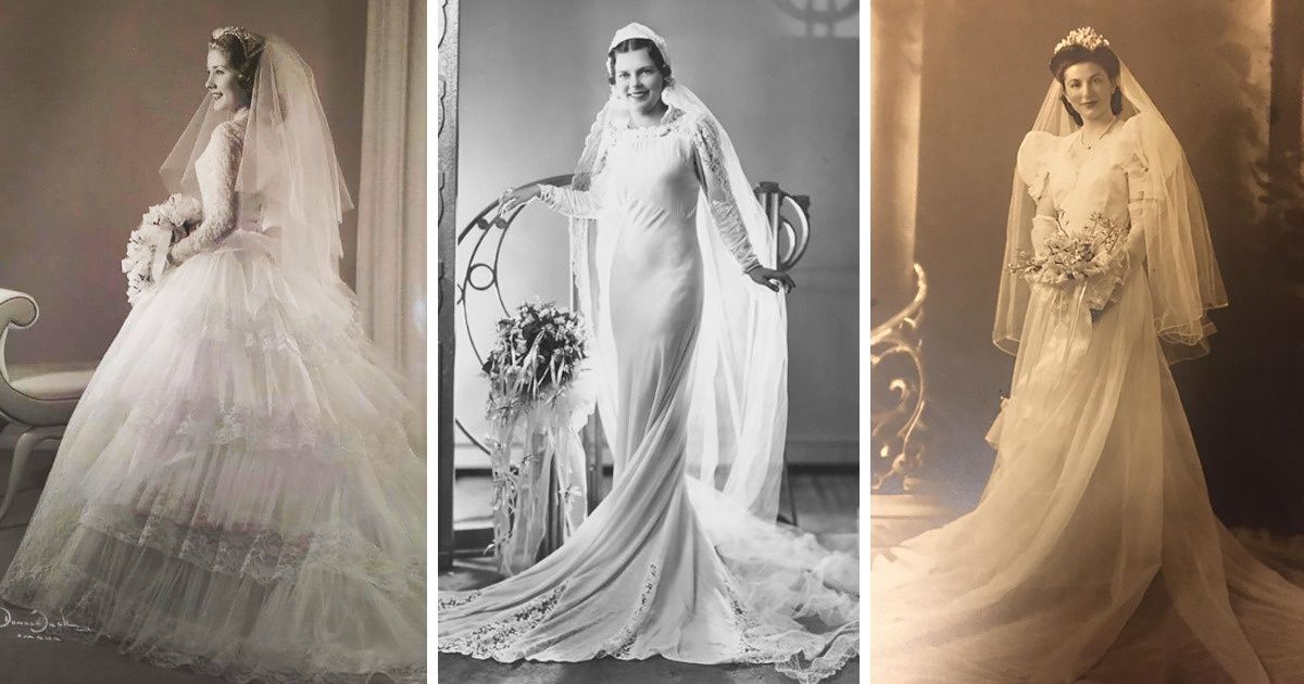 Internautas compartilham fotos dos casamentos de suas avós (os vestidos podem servir de inspiração até hoje)