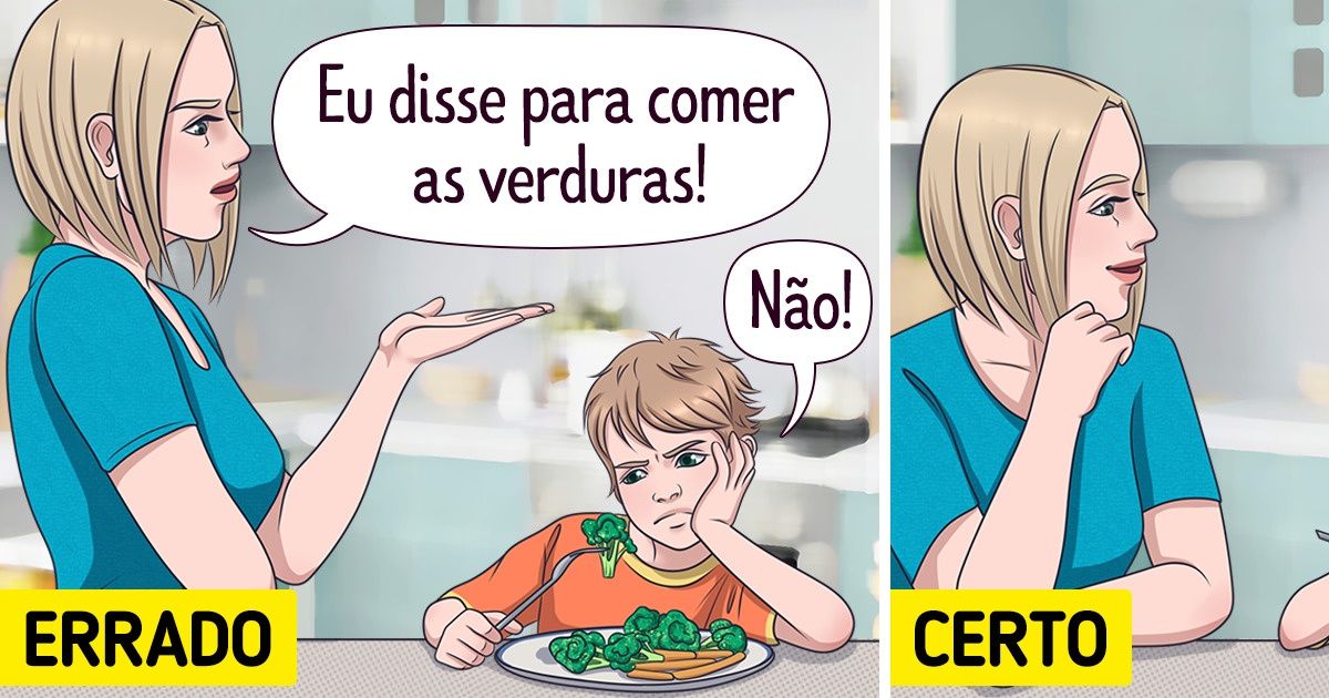 8 Dicas para que os pais façam os filhos comerem alimentos mais saudáveis