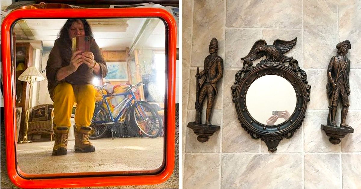 Nunca imaginamos que vender um espelho pudesse ser tão engraçado até ver estas fotos Nunca imaginamos que vender um espelho pudesse ser tão engraçado até ver estas fotos