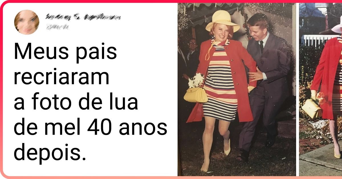 18 Vezes em que as pessoas reviveram fotos antigas de família e fizeram o relógio andar para trás