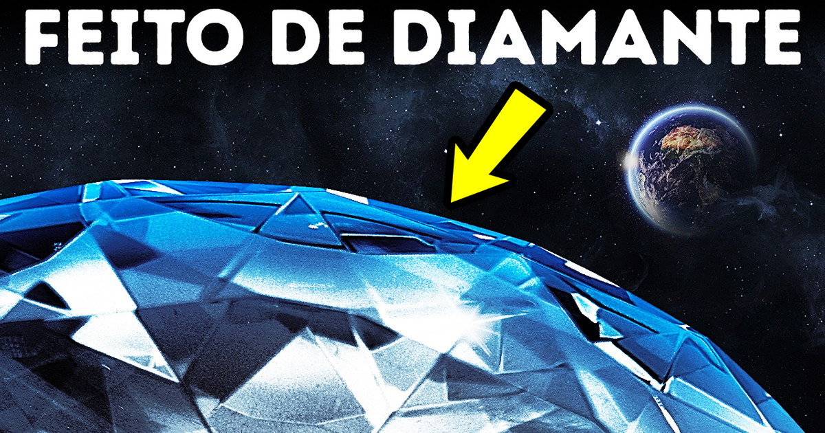 Diamante de 10 decilhões de quilates encontrado no espaço Diamante de 10 decilhões de quilates encontrado no espaço