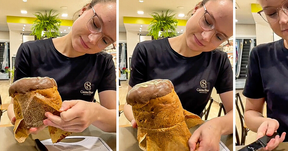 Vídeo mostra a forma correta de cortar panetone e internautas estão inconformados