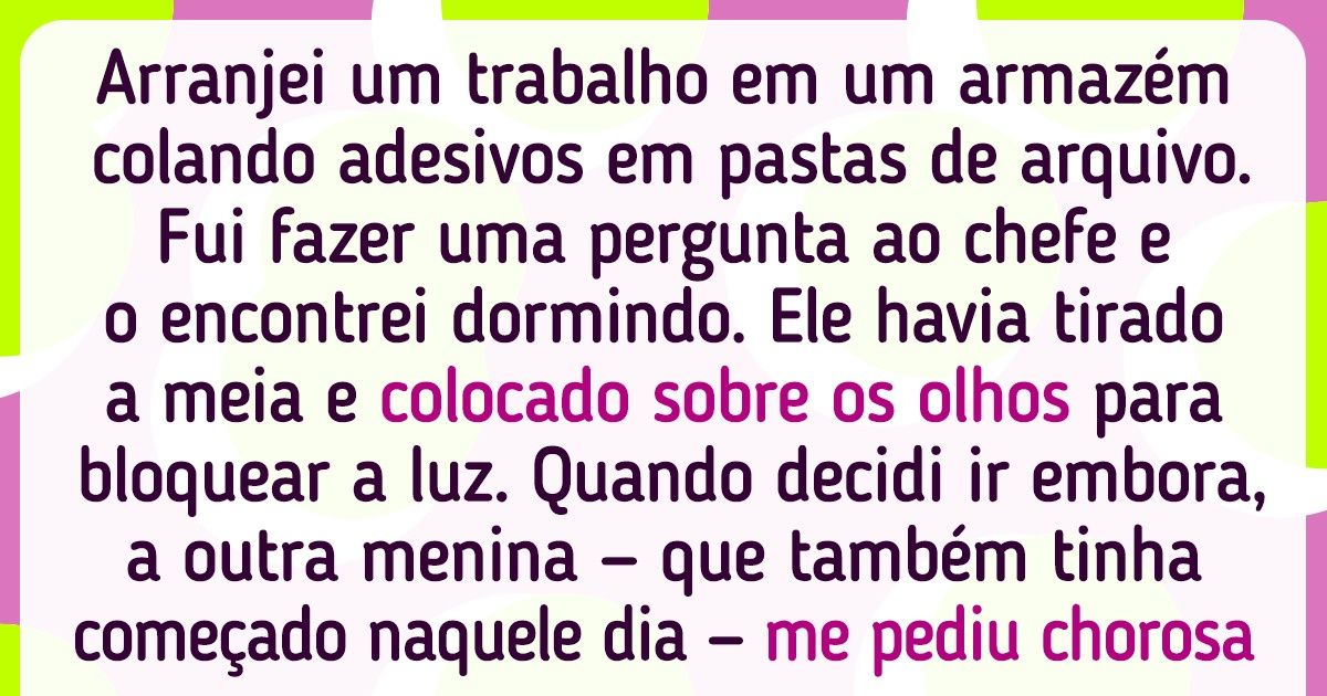 15 Internautas que só queriam fugir do trabalho desde o primeiro dia 15 Internautas que só queriam fugir do trabalho desde o primeiro dia