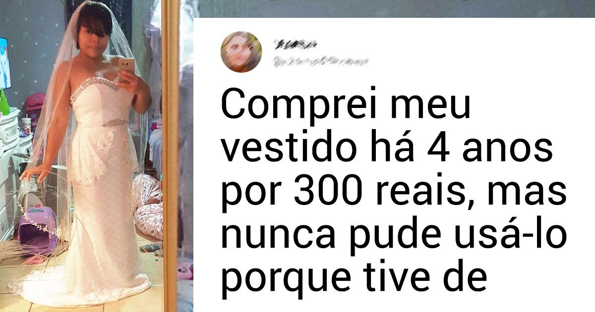 15 Leitoras do Incrível mostram com orgulho os vestidos de noiva que compraram em oferta
