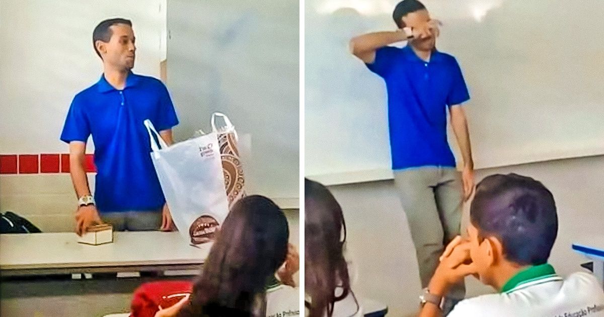 A triste e comovente história do professor brasileiro que recebeu ajuda dos alunos A triste e comovente história do professor brasileiro que recebeu ajuda dos alunos