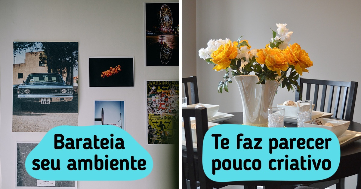 12 Tendências de decoração ultrapassadas que empobrecem os ambientes